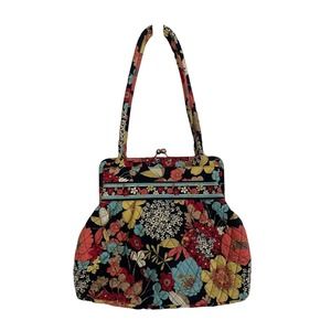 Vera Bradley Happy Snails Kiss Closure Shoulder Bag Purse, Great Condition RETIR